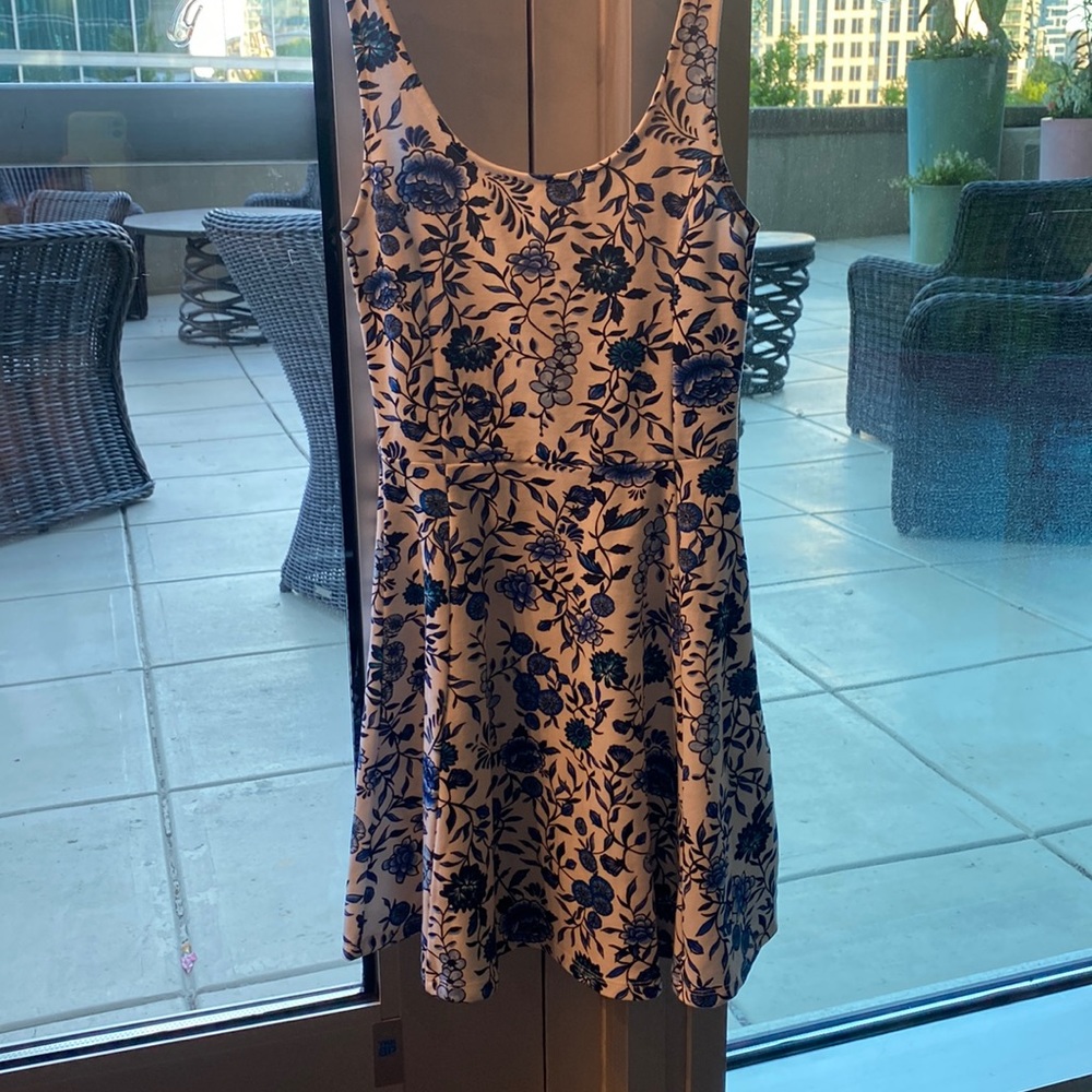 Floral Mini Dress, Size 2, Good Condition